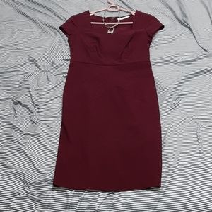 Burgundy Dress
